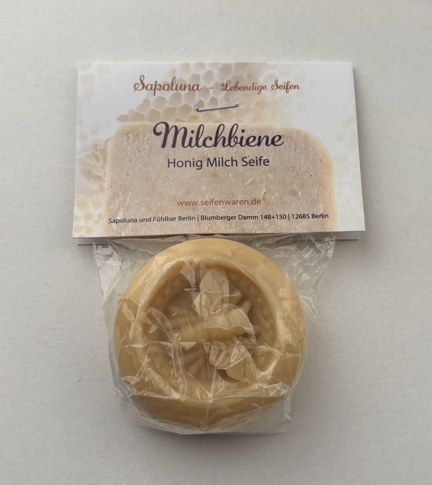 Seife bestellen Vorderseite kleine Naturseife